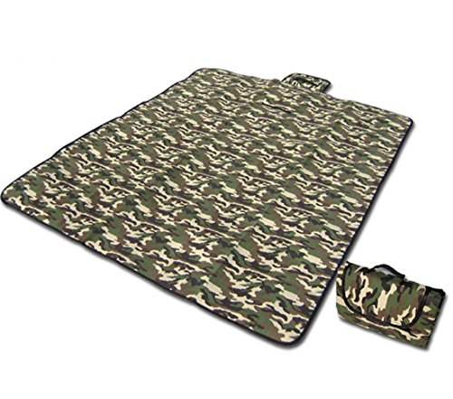 HemeraPhit Camouflage Picknick Deken Mat Waterdicht Draagbare Reizen Wandelen Camping Mat Zachte Baby Crawling Mat, 70 "x60"