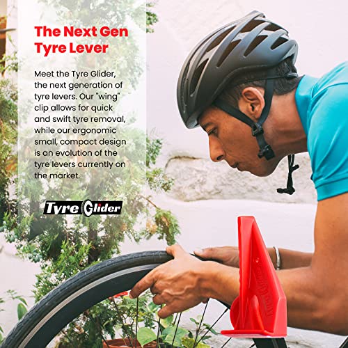 Tyre Glider - The Original Bicycle Tyre Lever, red, PEQUEÑO - Image 2
