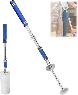 Dispensador de Film Estirable, Desbobinador Manual de Film Estirable para Rollos de 15-50 cm de Ancho Dispositivo Tirador de Film con Asa para Embalaje de Muebles y Artículos de Grandes Dimensiones