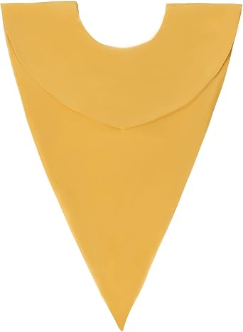 Unisex Classic V Shape Choir Solid Stole Reversible for Adults Church Satin