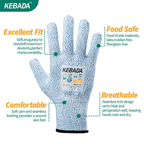 Kebada Cut Resistant Work Gloves Ansi A4 With Winter Waterproof Work Gloves And, Save 10% Buy Them Together #TOP3