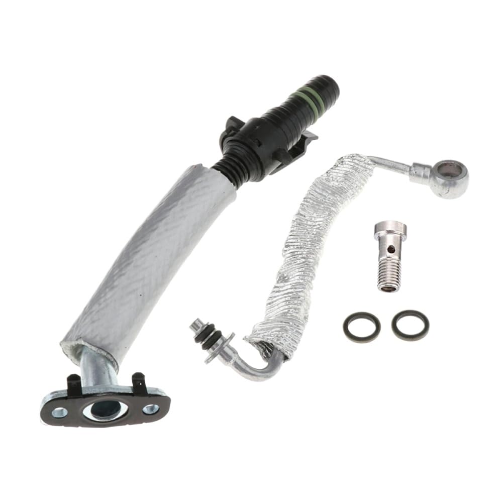 Turbo Oil Return Line Radiator Hose Compatible with Encore and Trax 2013-2019 1.4L Engine - Replaces Part Numbers 55587854, 55592600, 55569839