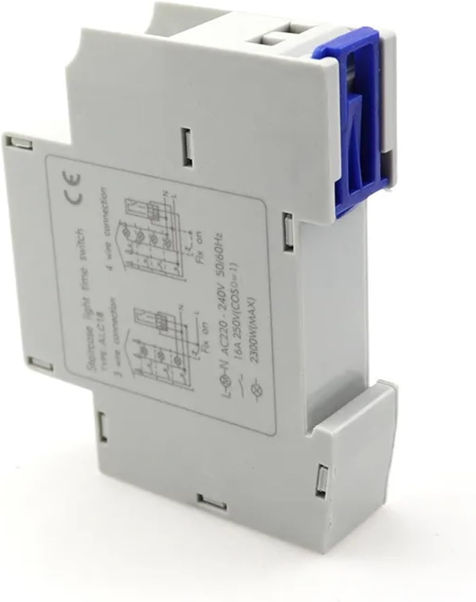 YIZMO ALC18 Din Rail Staircase Lighting Timer Switch Timer Relay 220VAC 16A for Corridor Lighting