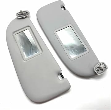 Sun Visor for Car for Peugeot 206 207 1999-2008 Gray Interior Sun Visor with Make-up Mirror 32901800193 Auto