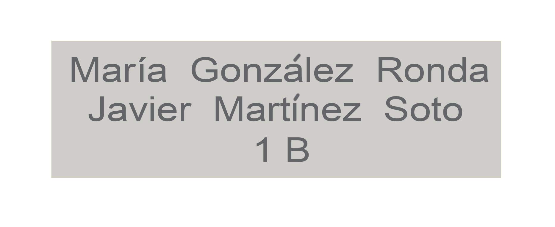 Placas para buzón - Chapa buzón personalizada - Etiquetas buzon - Placas para buzón de metal aluminio negro y gris
