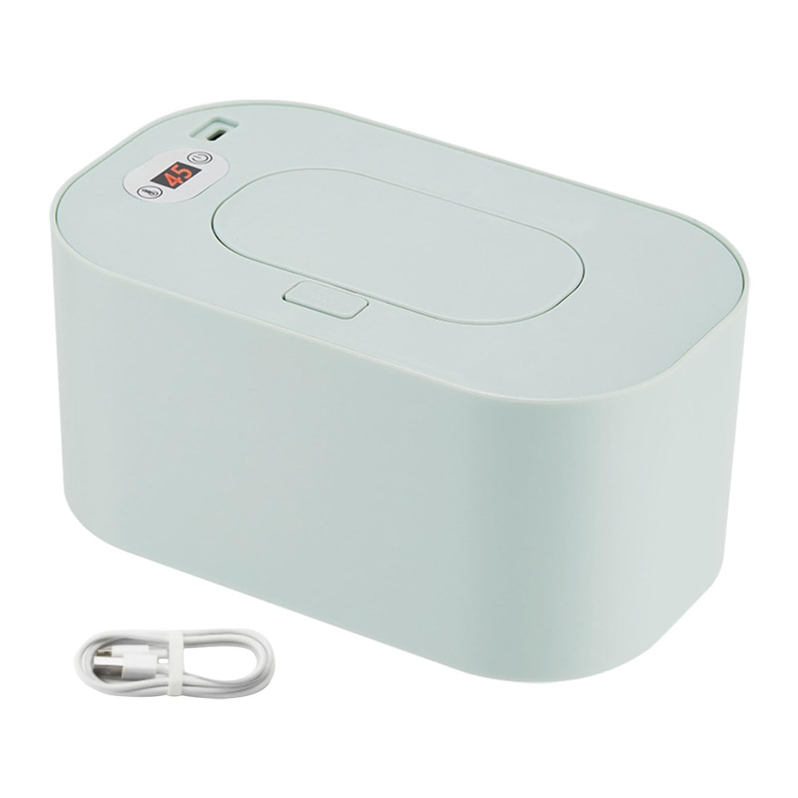 Baby Wipe Warmer Convenient Portable Infant Wipe Heating Box for Travel Home Green TEM Display-image-37