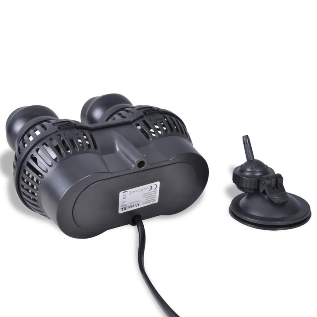 Wave Maker pompa przepływowa, 12000 l/h, 24 W, obracana o 360 stopni, przyssawka, filtr wewnętrzny, filtr zewnętrzny, do akwariów, do akwariów słodkich i słonych