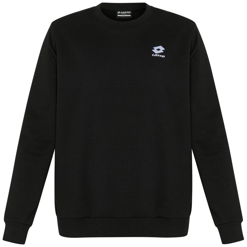 Lotto Men's Sweatshirt, Caviar, XXL