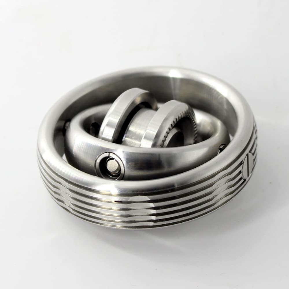 Upgraded Mechforce EDC Metal Gyroscope, Metal Fingertip Gyro Hand Spinner, Decompression Toy, Anti S