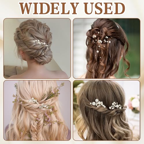 12 Pinzas de Perlas para Novia, Accesorios de Boda miniatura 7