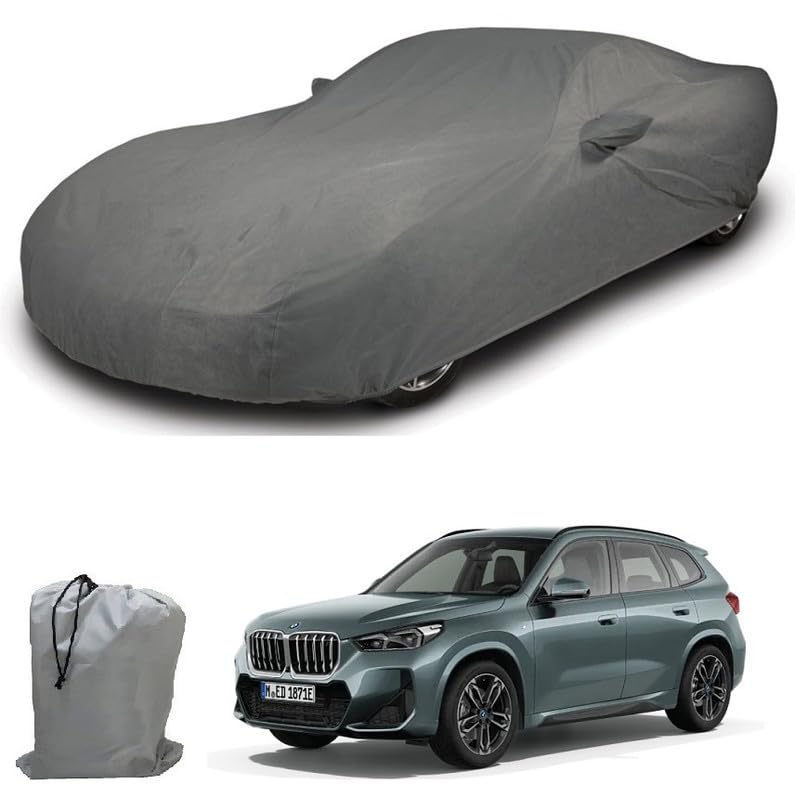 Image of ARCUATE Triple Layer Custom fit Car Body Cover for BMW iX1 |Top Layer Dustrproof | Middle Layer Waterproof | Bottom Layer Scratch Protection | Outdoor Indoor Fabric