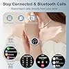 Smart Watches for Women with Diamond,1.27" HD Smart Watch Bluetooth Calls(Answer&Make),3 Bands,24/7 HR/Steps/Calories/SpO2/BP Sleep Monitor,IP68 120+ Sports Fiteness Tracker Android&iOS Silver