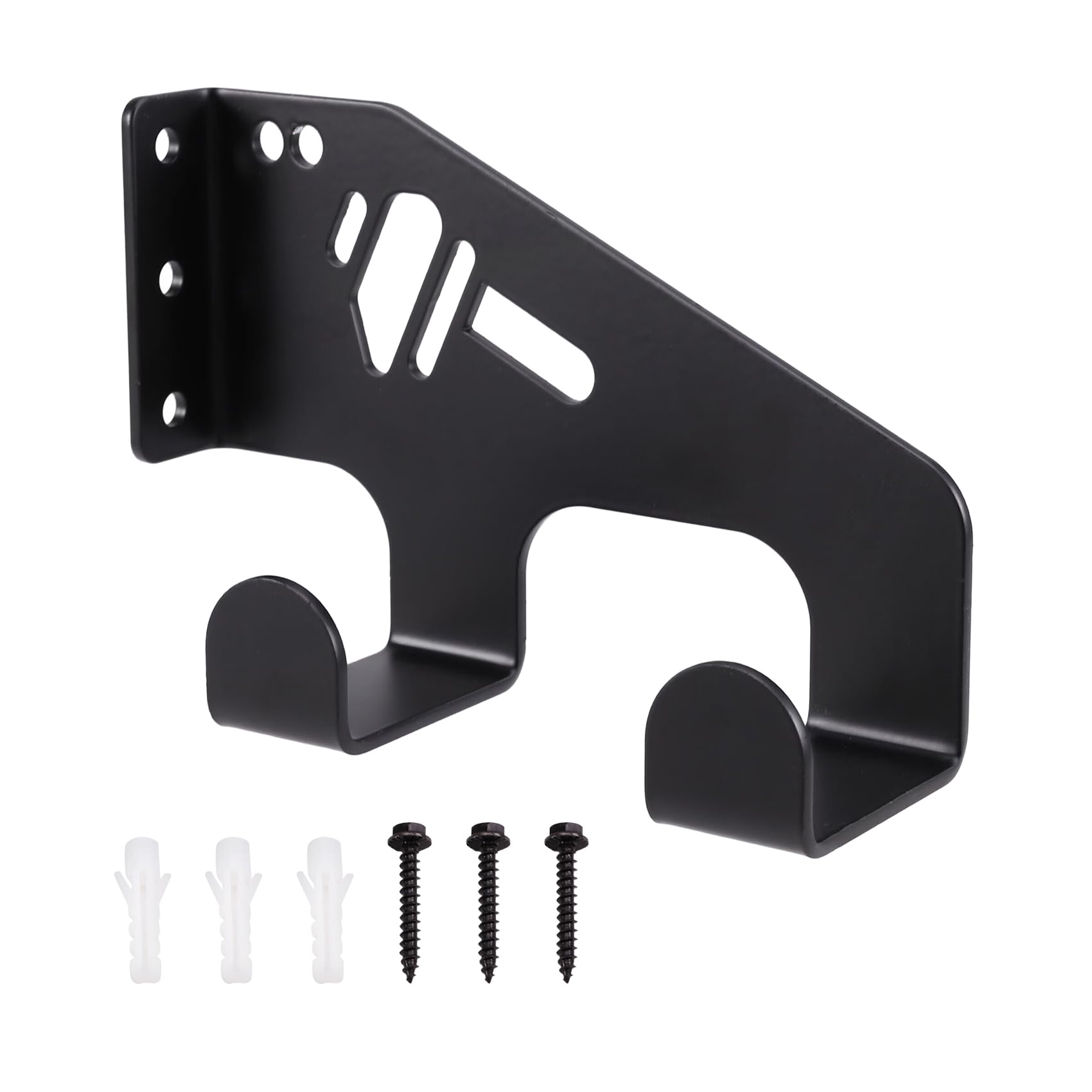 Jnchdghwa Black Wall Mount Chainsaw Hanger Heavy Duty Chainsaw Holder For Garage Organization Storage Shed Organizer