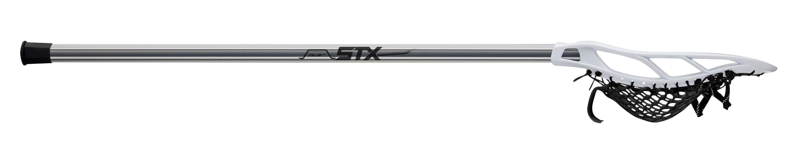 STX Lacrosse Stallion 50 Youth Lacrosse Complete Stick PlatinumWhite 39 product thumbnail 5