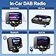 DeeprBetter DAB Adapter für Autoradio, 2.4 zoll DAB Plus Radio Auto FM Transmitter DAB+ Digitales Radio Adapter mit Bluetooth Freisprechanruf,Autoradio Bluetooth DAB+Aux In/Out+USB Ladegerät+TF Player
