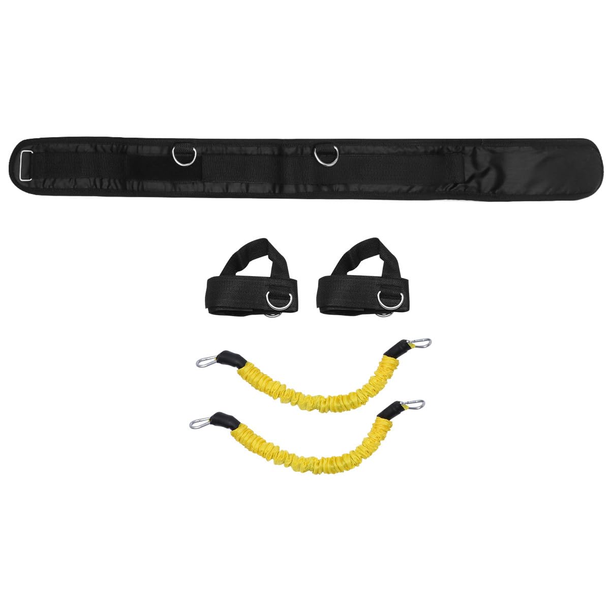 Set Fascia Elastica di Trazione per Esercizi Gambe e Squat Profondi 22,7 Kg, Accessori Palestra Leggeri e Resistenti per Allenamento Forza e Tonificazione Gambe
