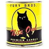 Long-Burning, One-Pint Premium Candles for Men | Vintage Inspired Oil Can Design | Nite Owl - Lavend