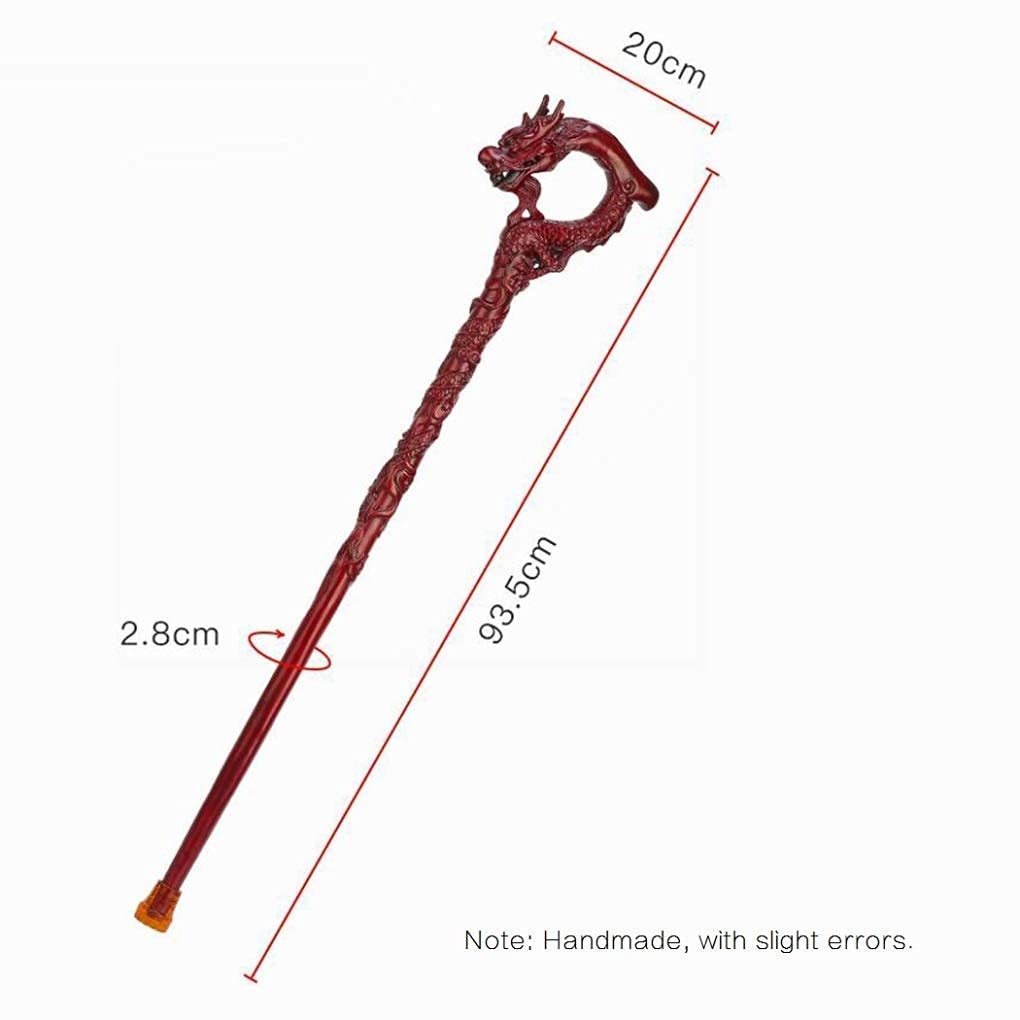 Amazon.co.jp: 杖 ドラゴンヘッド 木彫りステッキ 無垢材の伝統