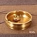 MUNEFE Brass Ashtrays for Cigarettes, Vintage Style Ashtray, Brass Craft Ashtray for Home Office Bar Cafe Hotel