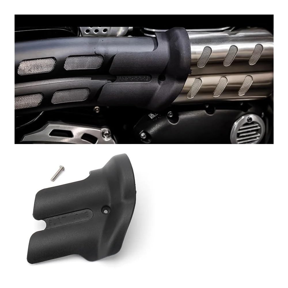 Deflectores Calor Escape para Scrambler 1200 Protector De Tubo De Escape De Motocicleta Silenciador Cubierta De Protección Térmica Accesorios Decorativos