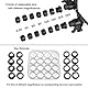 Lupenbrille Kopfband Lupen mit Licht für Juwelieruhr Uhrmacher Reparatur und Bastler - 8 Paar austauschbare Linsen: 2,5x/4x/6x/8x/10x/15x/20x/25x