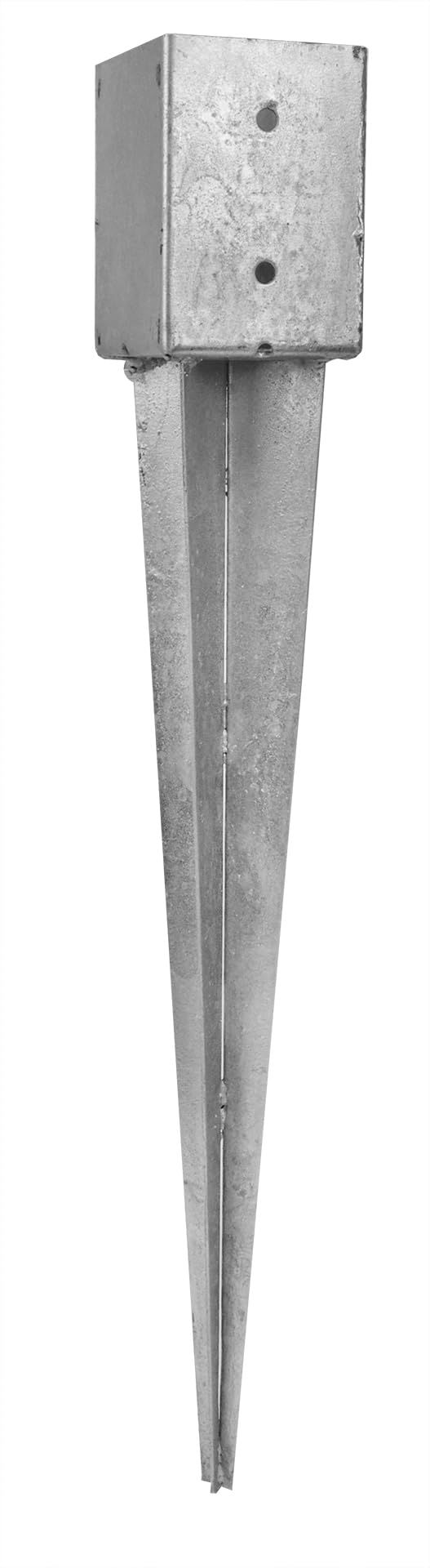 Wovar Portapalo con Cuneo 10 cm - Acciaio Zincato - Supporto per Pali da 10 x 10 cm - al Pezzo