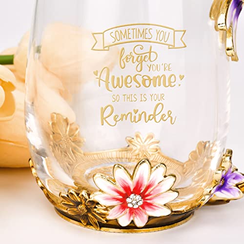 OEAGO Birthday Gifts for Women Mom Plastic Tea Cup Mothers Valentines Day Gifts for Her from Daughter Son Unique Inspirational Friendship Ideas for Female Coworker #3