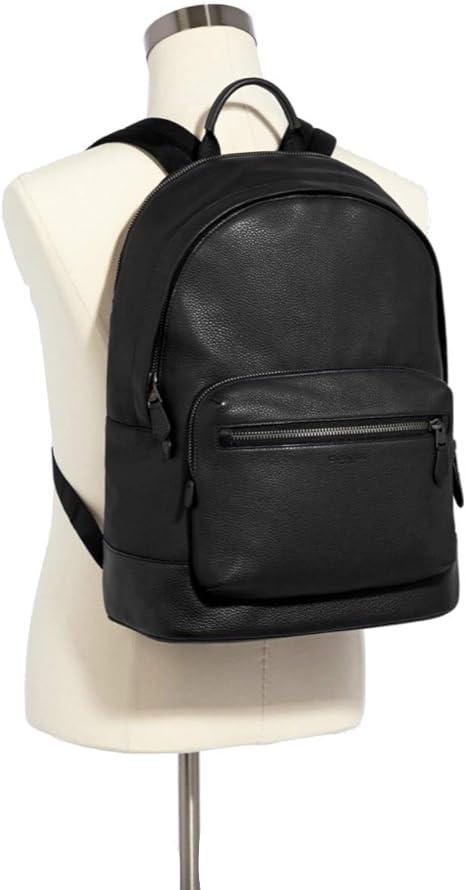 black coach backpack mens