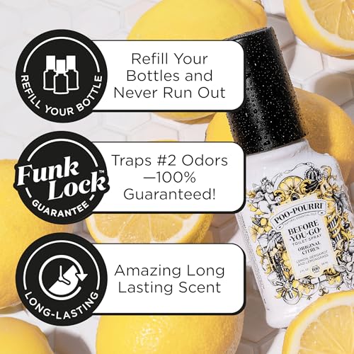 image for Poo-Pourri Before-You-Go Toilet Spray Refill, Original Citrus, 16 Fl O