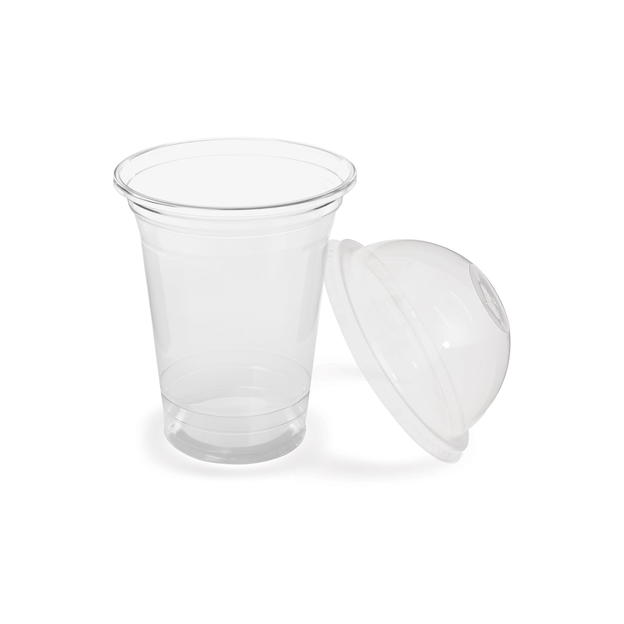 FUN BY AL BAYADER فن Everyday Disposable Plastic Cup With Lid, 16Oz Pack Of 5