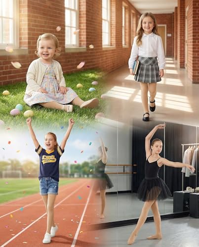 Image of leg elegant Ballet Footed Dance Tights for Toddler and Kids Girls 50D