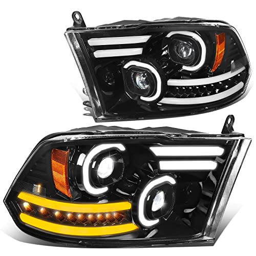 DNA Motoring LED Sequential Headlights for Dodge Ram 1500 2500 3500