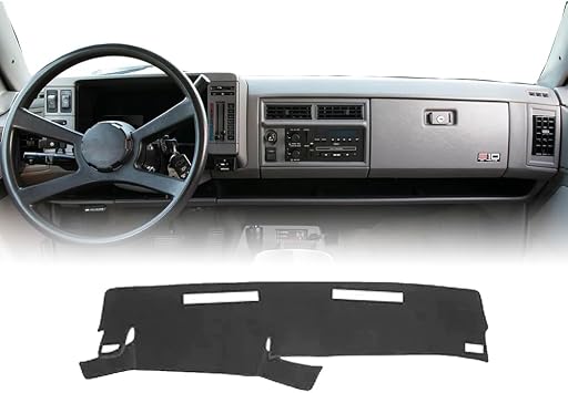 Custom Interior Accessories for 1986-1993 Chevy Chevrolet S10 Blazer/GMC S15 Jimmy Sonoma/Oldsmobile Bravada Dashboard Cover Mat Dash Covers Reduces Glare Eliminates Cracking Protector Sunshade