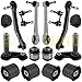 Kit bracci di sospensione anteriore compatibile per BMW X5 E53 3.0D composto da 16 ricambi auto