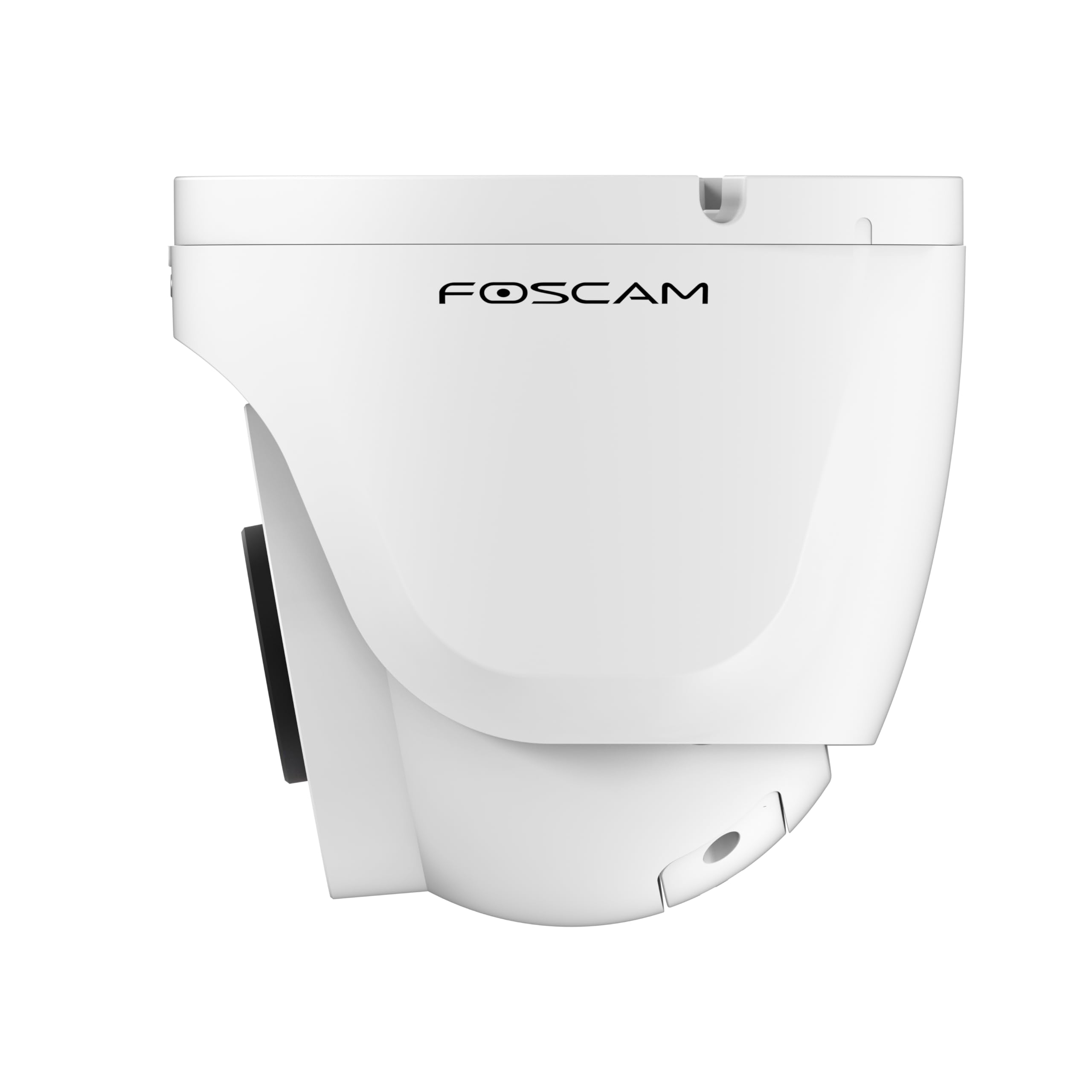 FOSCAM W5EP PoE-Kamera für den Außenbereich (IP66), Ultra HD 3K (5,0 Megapixel), WDR, 108 ° Blickwinkel, Farb-Nachtsicht + IR, Zwei-Wege-Audio, integrierte LED und Alarmsirene