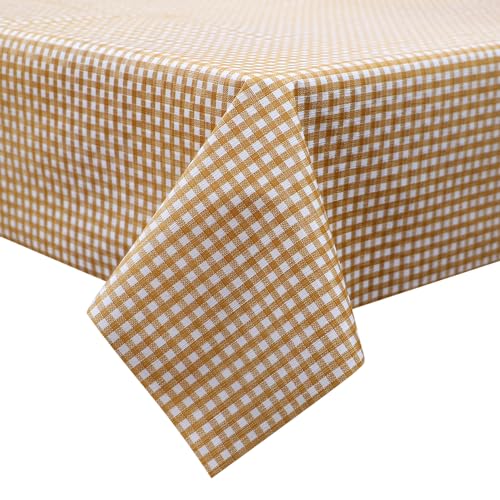Image of Dakshya Industirs PVC Waterproof Table Cover 36x54 Inch Floral Printed Center Table Cover Washable Plastic Table Sheet Oilproof Dining Table Cover for Coffee Table Living Room Home (Luxury Bloom)
