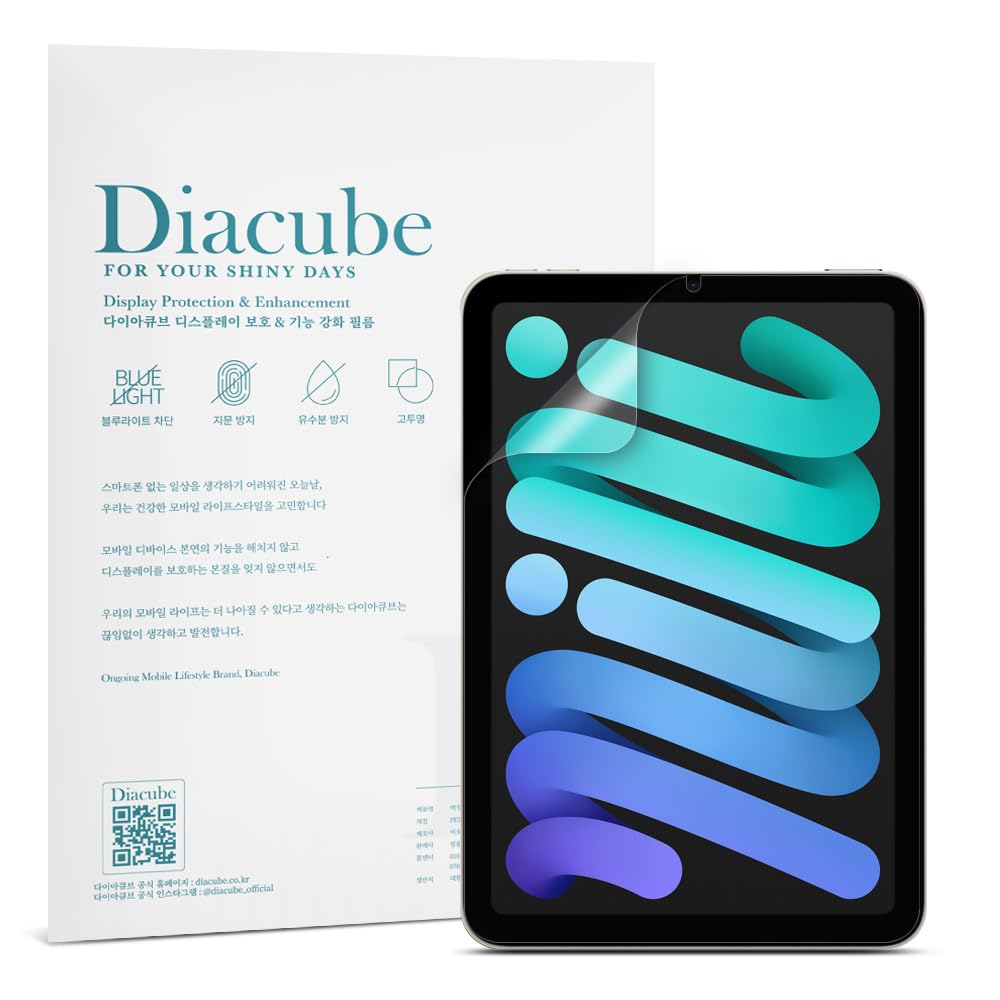 2-Pack Anti Glare Screen Protector with Blue Light Filter For iPad Mini 6th Gen 8.3 inch 2021, Anti-Glare Matte PET Film, Anti-Fingerprint, High Touch Sensitivity, Easy Installation