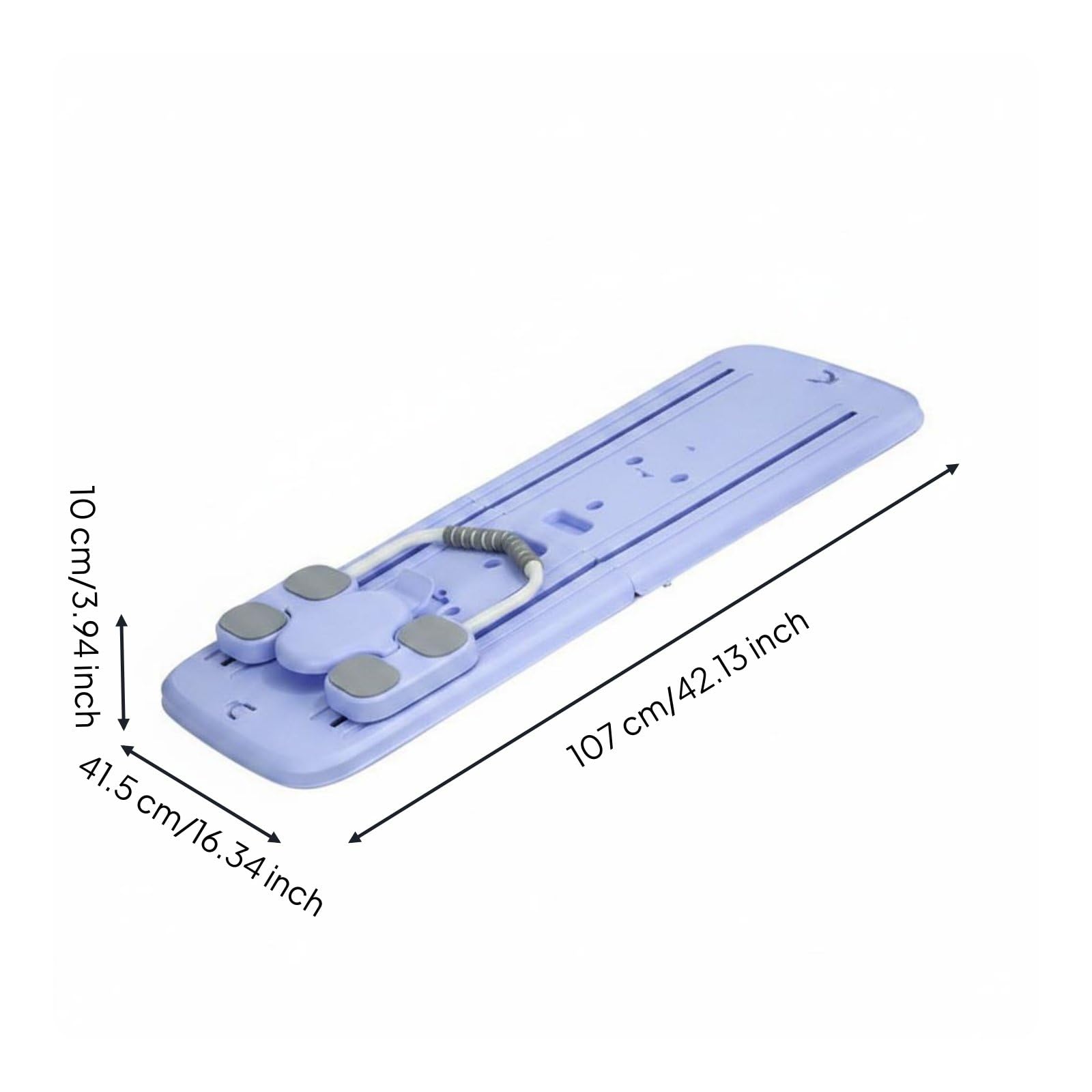 F Fityle Entrenador Abdominal para Hombres Banco Abdominal Núcleo Tabla de Ejercicio Plegable Material PP Antideslizante Doble Soporte Estable Apto para