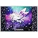 Produktbild alles-meine.de GmbH XL große - Schreibtischunterlage / Unterlage - Einhorn - Pegasus / Unicorn - 60 cm * 40 cm - abwischbar - Schreibunterlage - Tischunterlage / Knetunterlage / ..
