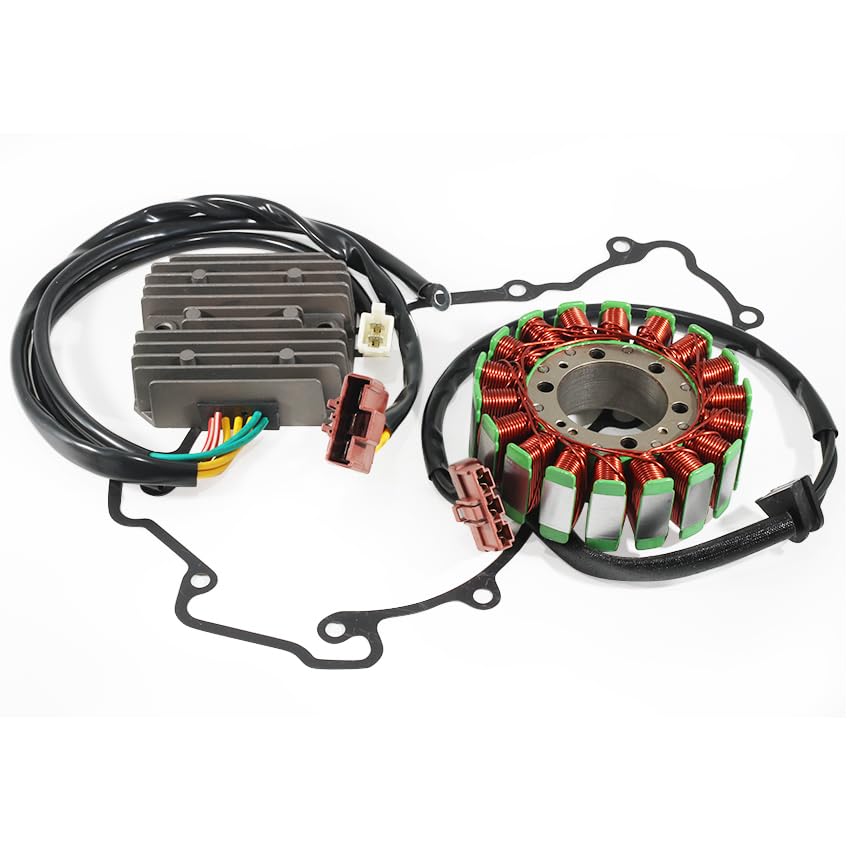 Stator Coil Rectifier Gasket Set Fit for KTM 950 Supermoto 2005/2007, for KTM 950 Super Enduro R 2007-2009 for KTM 990 Supermoto T 2010, for KTM 990 Supermoto R 2010 for KTM 990 SMR 2011