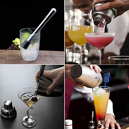 GOLDGE Cocktail Set Cocktail Shaker 18 Teiliges Cocktail Mixer Geschenk Set Bar Zubehör 750ML Cocktailshaker mit… - Image 4