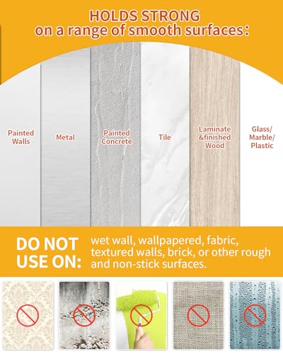 Image of Large Picture Hanging Strips, Heavy Duty, 24-Pairs(48 Strips) Wall Sticky for Hanging 3.7 inch L x 0.75 inch W., Hanging Pictures Without Nail, Hook&Loop Strips with Adhesive