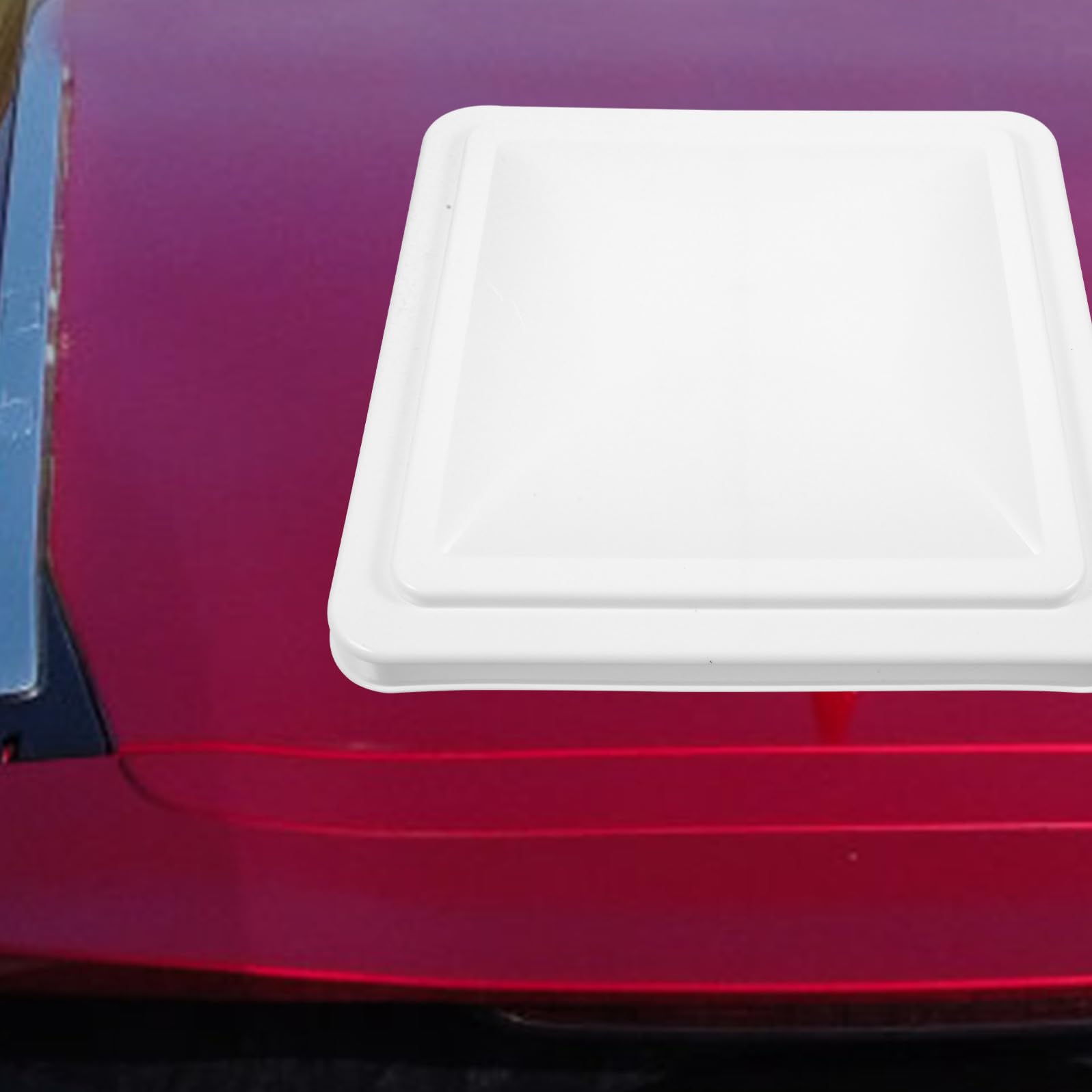 Copertura Isolante Termica e Antipioggia 14x14 Pollici per Ventilazione Tetto Camper in Plastica Bianca Pratica e Funzionale per Finestra Bagno Camper