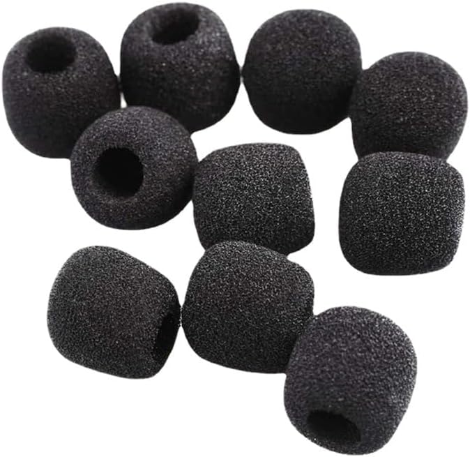 Miniatura 5 de Paquete de 5 parabrisas de espuma profesional para Shure CVG18-BC, filtro de micrófono de grado de estudio para micrófonos de condensador de cuello