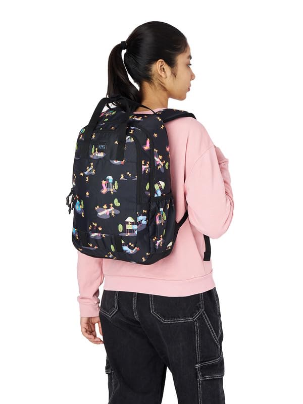 Image of Wiki Stylish Unisex Backpack | Champ 3 Durable & Lightweight backpack for Men & Women | Backpack for Office, Gym, Travel (17.5 Litre, Black)