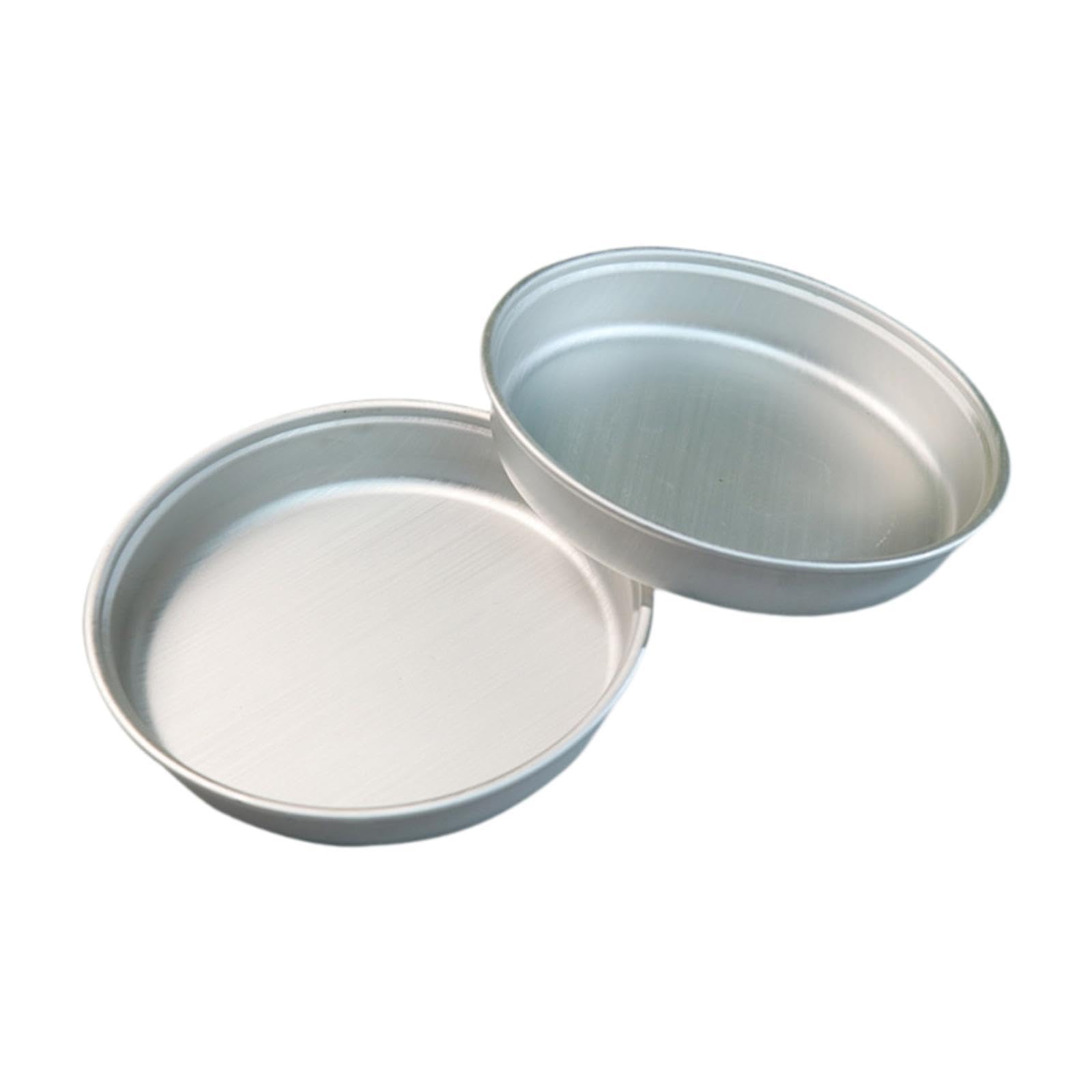 kowaku 2Pcs Camping Plates Cookware Portable Easy to Clean Accessories Dinnerware Dinner Plates for BBQ Beach Kitchen Picnic Travel