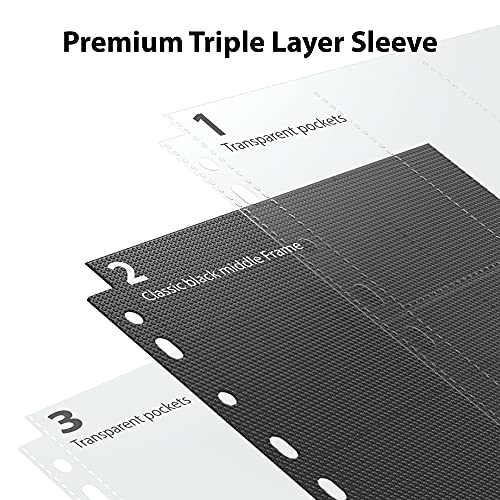 Rayvol Premium Trading Card Binder, 9 Pocket 540 Pockets Binder, Card Collection Album For Sports Cards And Tcg #TOP3
