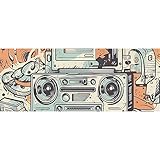 Obtén 2 mini rollos de papel de regalo de pintura de estilo cómic para cumpleaños, cada uno mide 58 pulgadas de ancho y 22.5 pulgadas de largo. Es el tamaño ideal para envolver dispositivos, tabletas, figuras de acción, juguetes y mucho más. Haz que cada regalo se vea envuelto profesionalmente con nuestro papel de regalo de Navidad