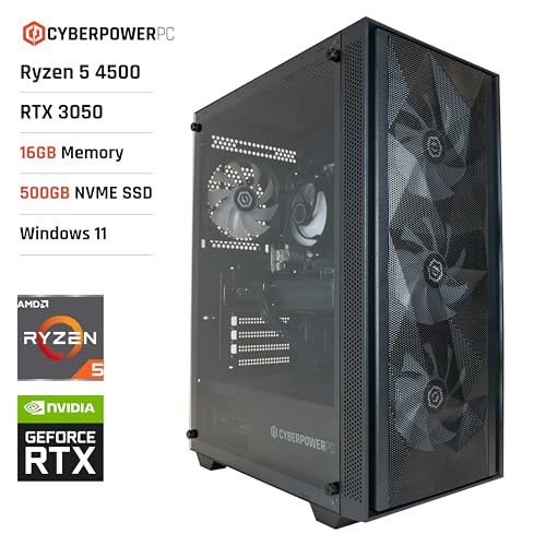 Wyvern PC Gaming - AMD Ryzen 5 4500, Nvidia RTX 3050, 16GB RAM, 500GB NVMe SSD, 650W 80+ PSU, Wi-Fi, Windows 11, Sylph RGB - PC Desktop - Immagine 1