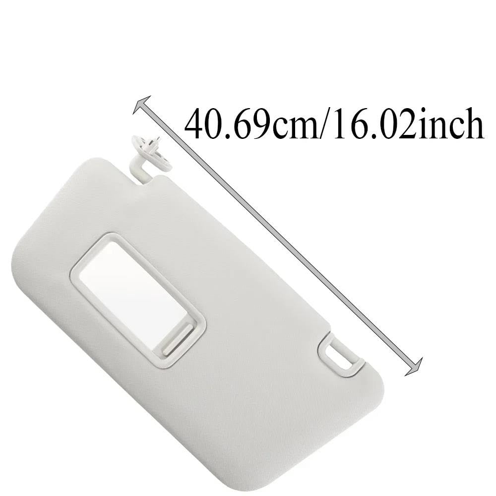 Tendine Parasole Auto Per Subaru Per Forester 2009-2013 1pc Car Interior Visiera parasole con specchio grigio lato guida sinistro 92011SC033LO Parasole Parabrezza